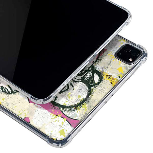 DC Comics The Flash Retro Abstract Running Pose iPad Pro 12.9in (2020) Clear Case